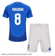 Maillot de football Réplique Italie Jorginho Frello #8 Domicile Enfant Europe 2024 Manche Courte (+ Pantalon court)