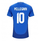 Maillot de football Réplique Italie Lorenzo Pellegrini #10 Domicile Europe 2024 Manche Courte