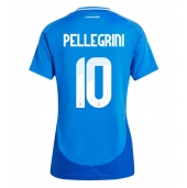 Maillot de football Réplique Italie Lorenzo Pellegrini #10 Domicile Femme Europe 2024 Manche Courte