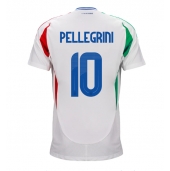 Maillot de football Réplique Italie Lorenzo Pellegrini #10 Extérieur Europe 2024 Manche Courte