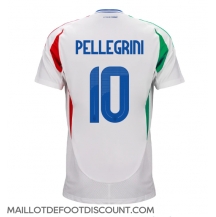 Maillot de football Réplique Italie Lorenzo Pellegrini #10 Extérieur Europe 2024 Manche Courte