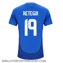 Maillot de football Réplique Italie Mateo Retegui #19 Domicile Europe 2024 Manche Courte