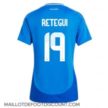 Maillot de football Réplique Italie Mateo Retegui #19 Domicile Femme Europe 2024 Manche Courte