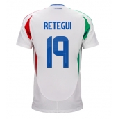 Maillot de football Réplique Italie Mateo Retegui #19 Extérieur Europe 2024 Manche Courte