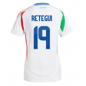 Maillot de football Réplique Italie Mateo Retegui #19 Extérieur Femme Europe 2024 Manche Courte