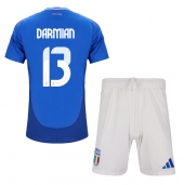 Maillot de football Réplique Italie Matteo Darmian #13 Domicile Enfant Europe 2024 Manche Courte (+ Pantalon court)