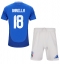 Maillot de football Réplique Italie Nicolo Barella #18 Domicile Enfant Europe 2024 Manche Courte (+ Pantalon court)