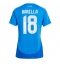 Maillot de football Réplique Italie Nicolo Barella #18 Domicile Femme Europe 2024 Manche Courte