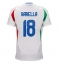 Maillot de football Réplique Italie Nicolo Barella #18 Extérieur Europe 2024 Manche Courte