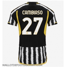 Maillot de football Réplique Juventus Andrea Cambiaso #27 Domicile 2023-24 Manche Courte