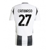 Maillot de football Réplique Juventus Andrea Cambiaso #27 Domicile 2024-25 Manche Courte