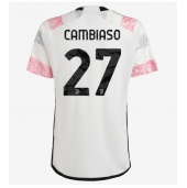 Maillot de football Réplique Juventus Andrea Cambiaso #27 Extérieur 2023-24 Manche Courte