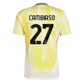 Maillot de football Réplique Juventus Andrea Cambiaso #27 Extérieur 2024-25 Manche Courte