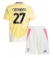 Maillot de football Réplique Juventus Andrea Cambiaso #27 Extérieur Enfant 2024-25 Manche Courte (+ Pantalon court)