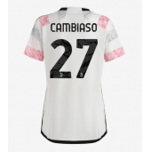 Maillot de football Réplique Juventus Andrea Cambiaso #27 Extérieur Femme 2023-24 Manche Courte