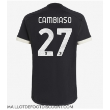 Maillot de football Réplique Juventus Andrea Cambiaso #27 Troisième 2023-24 Manche Courte