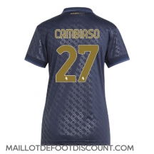 Maillot de football Réplique Juventus Andrea Cambiaso #27 Troisième Femme 2024-25 Manche Courte