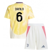 Maillot de football Réplique Juventus Danilo Luiz #6 Extérieur Enfant 2024-25 Manche Courte (+ Pantalon court)