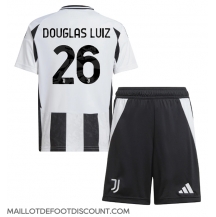 Maillot de football Réplique Juventus Douglas Luiz #26 Domicile Enfant 2024-25 Manche Courte (+ Pantalon court)