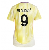 Maillot de football Réplique Juventus Dusan Vlahovic #9 Extérieur Femme 2024-25 Manche Courte