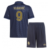 Maillot de football Réplique Juventus Dusan Vlahovic #9 Troisième Enfant 2024-25 Manche Courte (+ Pantalon court)