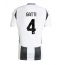 Maillot de football Réplique Juventus Federico Gatti #4 Domicile 2024-25 Manche Courte