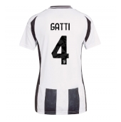 Maillot de football Réplique Juventus Federico Gatti #4 Domicile Femme 2024-25 Manche Courte