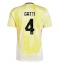 Maillot de football Réplique Juventus Federico Gatti #4 Extérieur 2024-25 Manche Courte