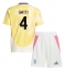 Maillot de football Réplique Juventus Federico Gatti #4 Extérieur Enfant 2024-25 Manche Courte (+ Pantalon court)