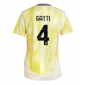 Maillot de football Réplique Juventus Federico Gatti #4 Extérieur Femme 2024-25 Manche Courte