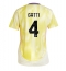 Maillot de football Réplique Juventus Federico Gatti #4 Extérieur Femme 2024-25 Manche Courte