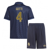 Maillot de football Réplique Juventus Federico Gatti #4 Troisième Enfant 2024-25 Manche Courte (+ Pantalon court)