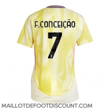 Maillot de football Réplique Juventus Francisco Conceicao #7 Extérieur Femme 2024-25 Manche Courte