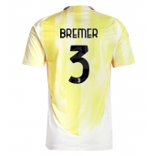 Maillot de football Réplique Juventus Gleison Bremer #3 Extérieur 2024-25 Manche Courte