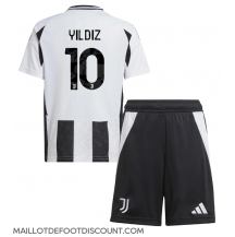 Maillot de football Réplique Juventus Kenan Yildiz #10 Domicile Enfant 2024-25 Manche Courte (+ Pantalon court)