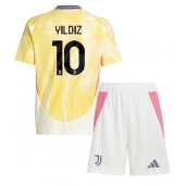 Maillot de football Réplique Juventus Kenan Yildiz #10 Extérieur Enfant 2024-25 Manche Courte (+ Pantalon court)