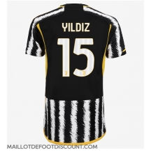 Maillot de football Réplique Juventus Kenan Yildiz #15 Domicile Femme 2023-24 Manche Courte