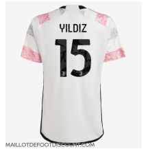 Maillot de football Réplique Juventus Kenan Yildiz #15 Extérieur 2023-24 Manche Courte