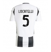 Maillot de football Réplique Juventus Manuel Locatelli #5 Domicile 2024-25 Manche Courte