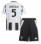 Maillot de football Réplique Juventus Manuel Locatelli #5 Domicile Enfant 2024-25 Manche Courte (+ Pantalon court)