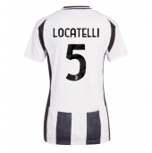 Maillot de football Réplique Juventus Manuel Locatelli #5 Domicile Femme 2024-25 Manche Courte