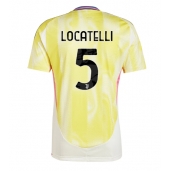 Maillot de football Réplique Juventus Manuel Locatelli #5 Extérieur 2024-25 Manche Courte