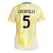 Maillot de football Réplique Juventus Manuel Locatelli #5 Extérieur Femme 2024-25 Manche Courte