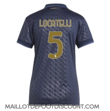 Maillot de football Réplique Juventus Manuel Locatelli #5 Troisième Femme 2024-25 Manche Courte