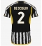 Maillot de football Réplique Juventus Mattia De Sciglio #2 Domicile 2023-24 Manche Courte