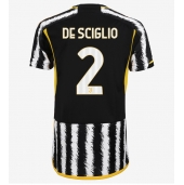 Maillot de football Réplique Juventus Mattia De Sciglio #2 Domicile Femme 2023-24 Manche Courte