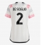 Maillot de football Réplique Juventus Mattia De Sciglio #2 Extérieur Femme 2023-24 Manche Courte