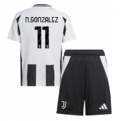 Maillot de football Réplique Juventus Nicolas Gonzalez #11 Domicile Enfant 2024-25 Manche Courte (+ Pantalon court)