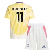 Maillot de football Réplique Juventus Nicolas Gonzalez #11 Extérieur Enfant 2024-25 Manche Courte (+ Pantalon court)