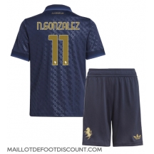 Maillot de football Réplique Juventus Nicolas Gonzalez #11 Troisième Enfant 2024-25 Manche Courte (+ Pantalon court)